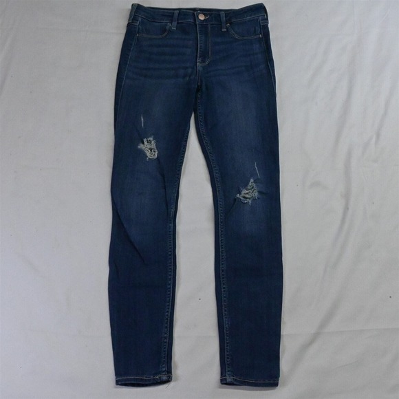 Hollister 5 / 27x28 High Rise Jean Legging Advanced Stretch Denim Jeans - Picture 1 of 5